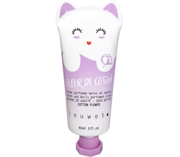 Hand- und Nagelcreme mit Baumwollblüten-Duft Inuwet - 60ml Tube