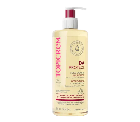 DA Protect reinigendes rückfettendes Öl Topicrem - Pumpflasche 500 ml - image 1