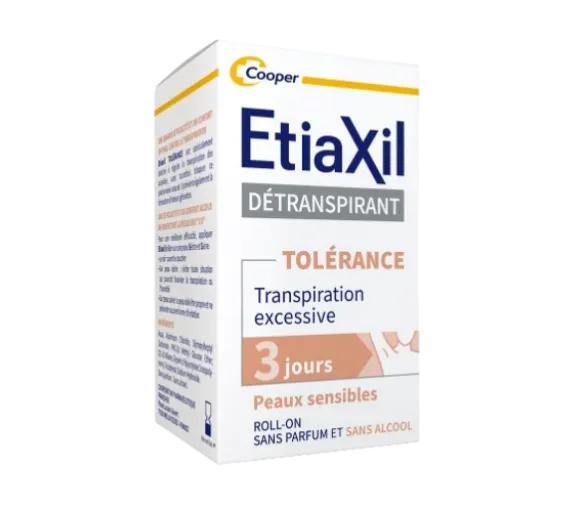Deotranspirant Komfort+ Behandlung starker Schweißbildung Empfindliche Haut Achseln Etiaxil - Roll-on mit 15 ml - image 1