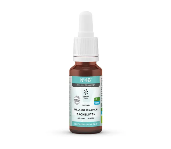 Bachblüten Nr. 45 Bio Gewichtsreduktion Lemon Pharma - Flasche mit 20 ml