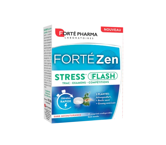 Forté Zen Stress Flash Forte Pharma - Packung mit 10 orodispersiblen Tabletten - image 1