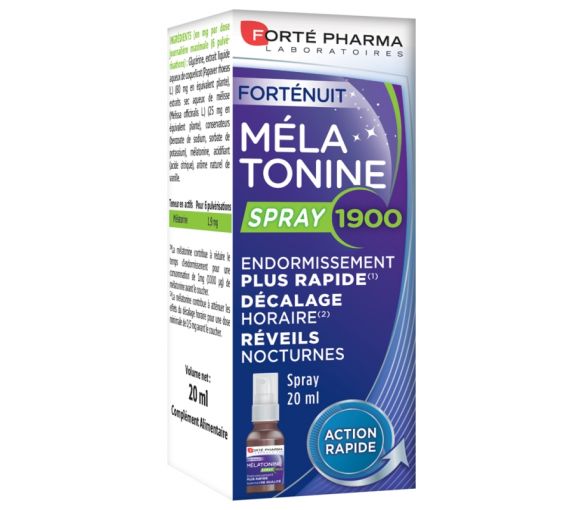 Forténuit Melatonin 1900 Forte Pharma - Spray von 20 ml