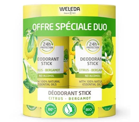 Deodorant Stick Citrus Bergamot Weleda - image 2