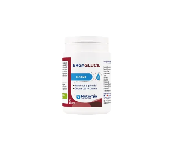 Ergyglucil Blutzucker Nutergia - Packung mit 60 Kapseln - image 1