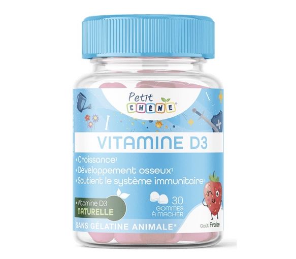 Kleicheiche Vitamin D3 Die 3 Eichen - Dose mit 30 Gummis