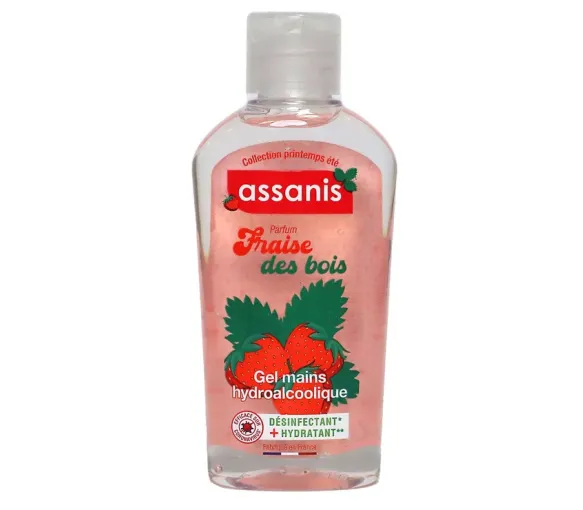 Handdesinfektionsgel Waldbeere Assanis - Flasche 80ml