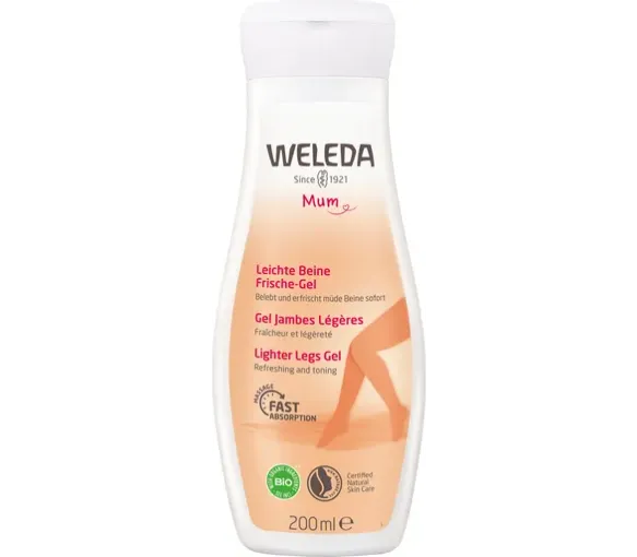 Gel für leichte Beine Weleda - Flasche mit 200ml