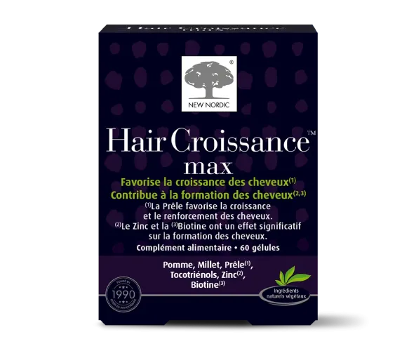 Hair Wachstum max New Nordic - Packung mit 60 Kapseln - image 1