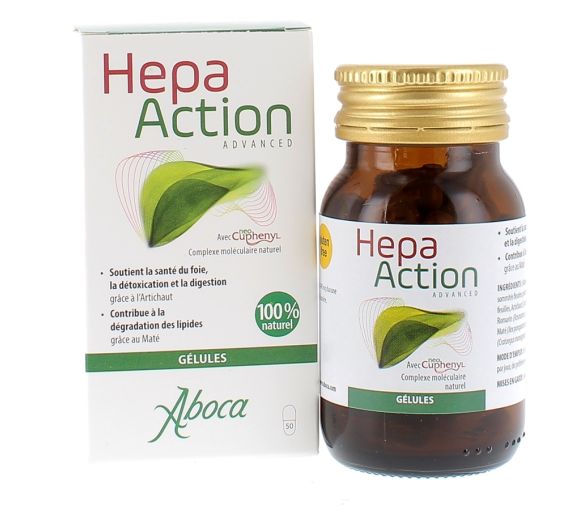 Hepa Action Advanced Aboca - Flasche mit 50 Kapseln