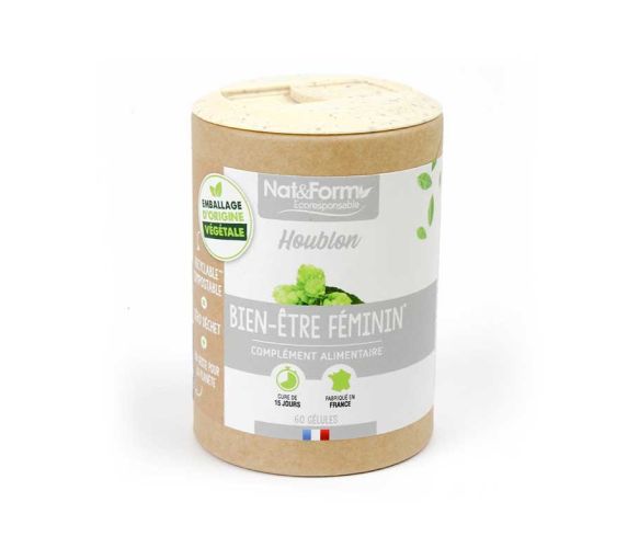 Ecoresponsabler Hopfen Nat&Form - Dose mit 60 Kapseln - image 1