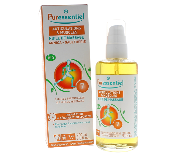 Gelenke und Muskeln Bio-Arnika- und Guajaköl-Massageöl Puressentiel - image 4