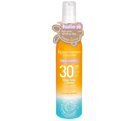 Sonnenschutzöl SPF30 respektvoll - Spray von 100 ml