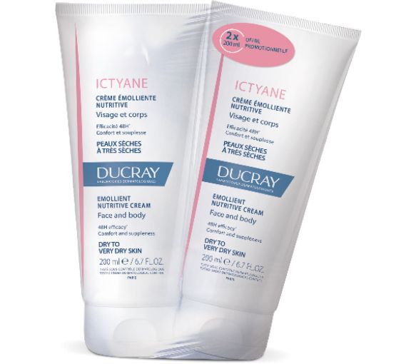 Ictyane emollient nourishing cream for face and body Ducray - image 3