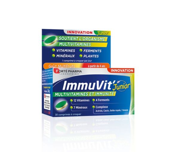 ImmuVit'4G Junior Forte Pharma - Packung mit 30 Tabletten