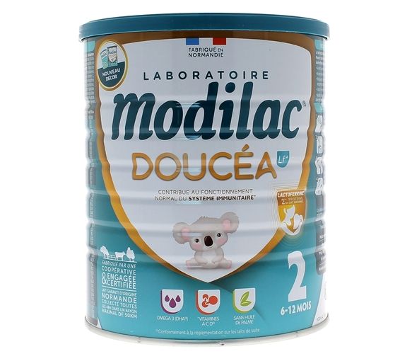Milch 2. Alter Experte Doucéa Modilac - Dose von 820 g
