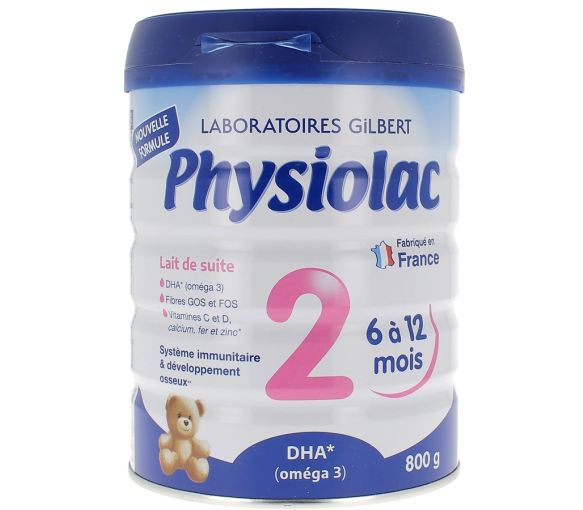 Milchpulver 2. Alter Physiolac - Dose von 800g