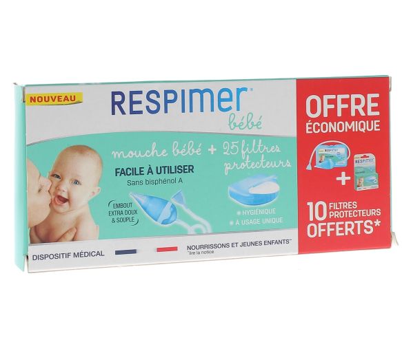 Mundschutz für Babys Respimer - Box mit einem Mundschutz für Babys und 25 Filtern - image 1