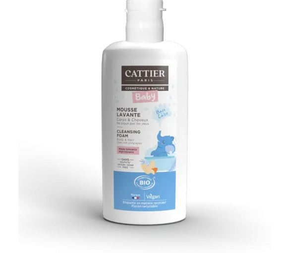 Bio-Babywaschschaum Cattier - Flasche mit 150 ml