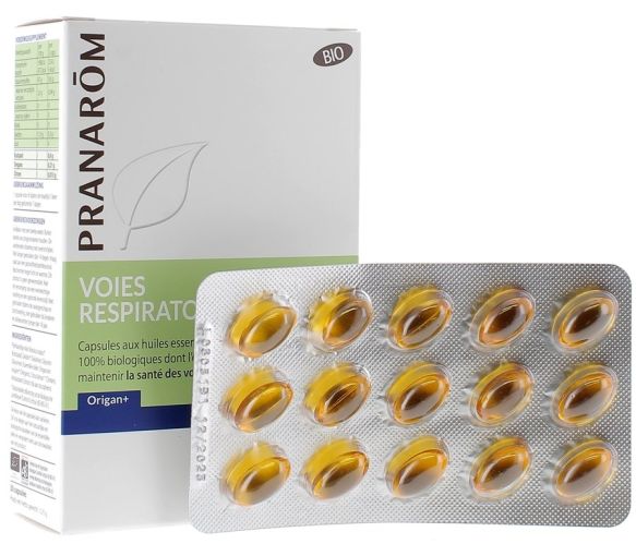 Oléocaps 1 Nase und Rachen Pranarôm - Packung mit 30 Kapseln