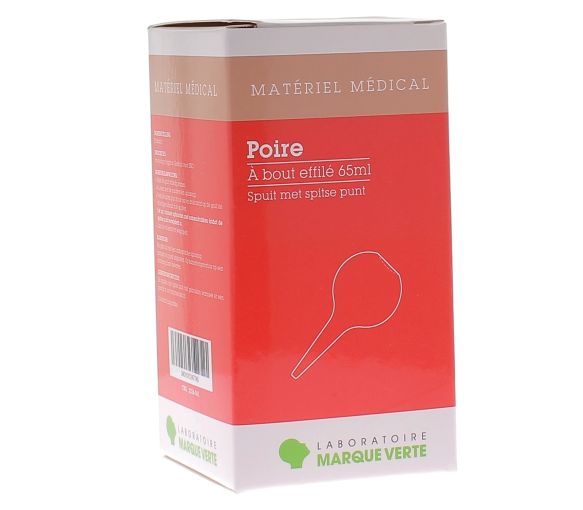 Spitz zulaufende Birne Marke Grün - Birne von 65 ml