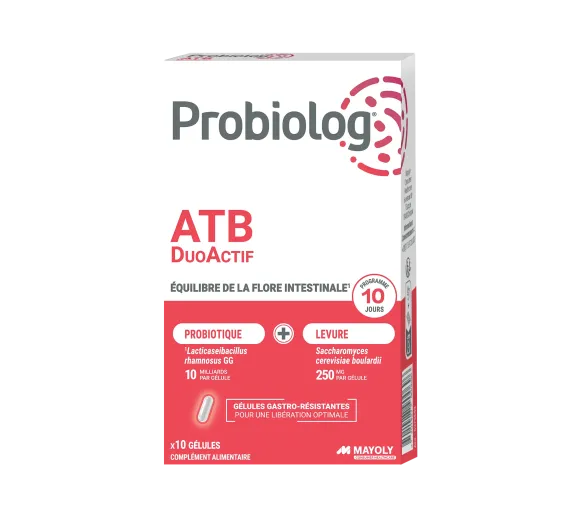Probiolog ATB DuoACtif Mayoly Spindler - Packung mit 10 Kapseln - image 1