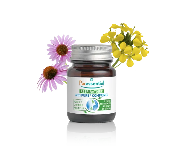 Respiratorische Acti Pure Tabletten Puressentiel - Dose mit 15 Tabletten