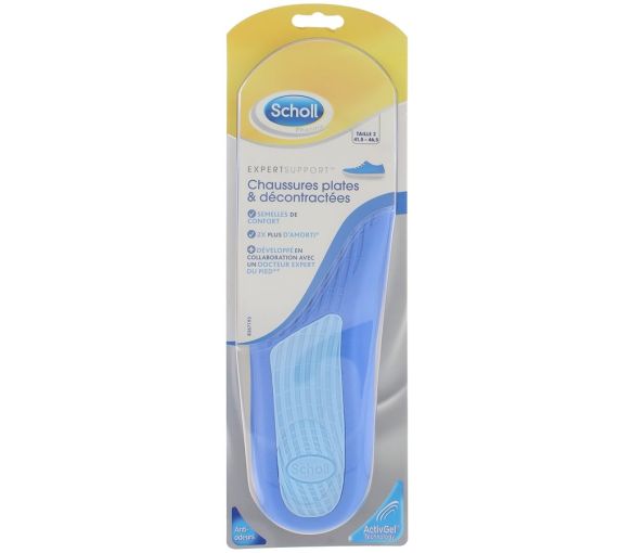 Flache und lässige Schuhsohlen Größe 2 Scholl - ein Paar