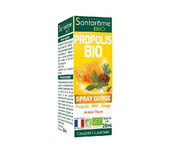 Propolis Bio Mundspray Santarome Bio - Spray von 20 ml