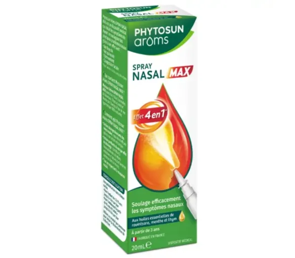 Nasenspray Max Effekt 4 in 1 Phytosun Aroms - Spray von 20ml