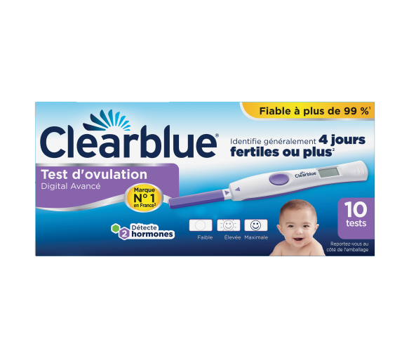 Clearblue Advanced Digitaler Ovulationstest - Pack mit 10 Tests - image 1