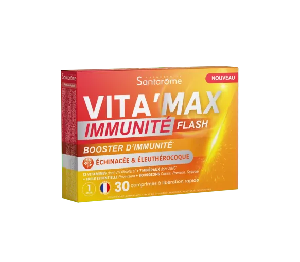 Vita'Max Immunität Flash Immunitätsbooster Santarome - Packung mit 30 Tabletten - image 1