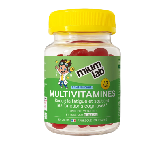 Mium Lab Multivitamin für Kinder ohne Zucker - 30 Gummibärchen pro Dose - image 1