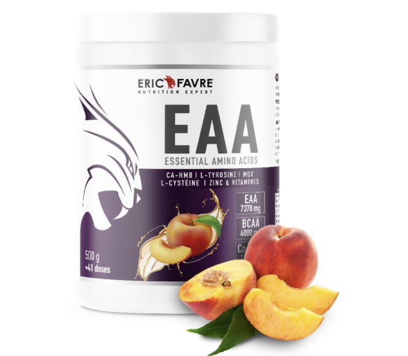EAA Geschmack Pfirsich Eric Favre - 500g Dose - image 1