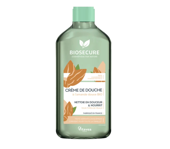 Duschcreme mit süßem BIO-Mandelöl Bio Secure - Flasche mit 500 ml