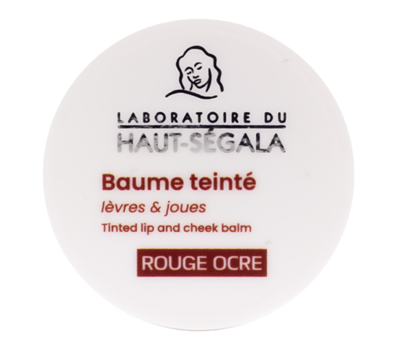 Tönende Lippen- und Wangenbalsam rotocker Haut-Ségala - 9g Tiegel