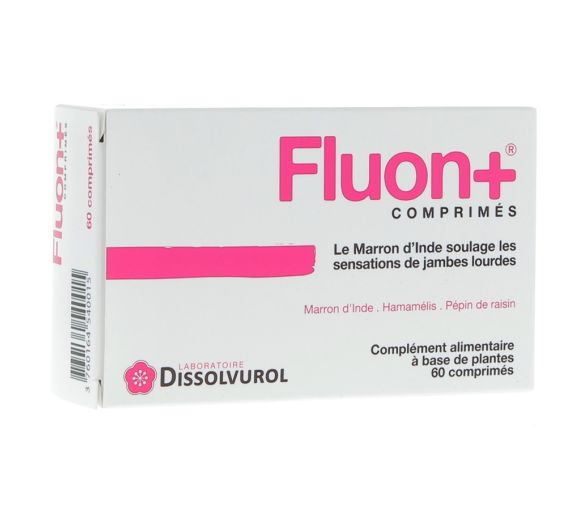 Fluon + Dissolvurol-Tabletten - Packung mit 60 Tabletten