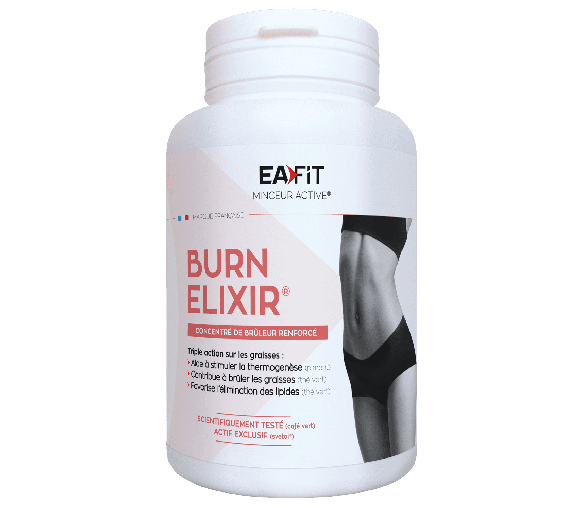 Burn Elixier globale Aktion Eafit - Box mit 90 Kapseln