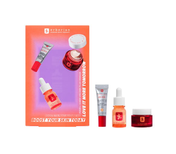 Boosten Sie Ihre Haut heute Hauttherapie Duo x CC Eye gold Erborian - Set mit 3 Produkten - image 1