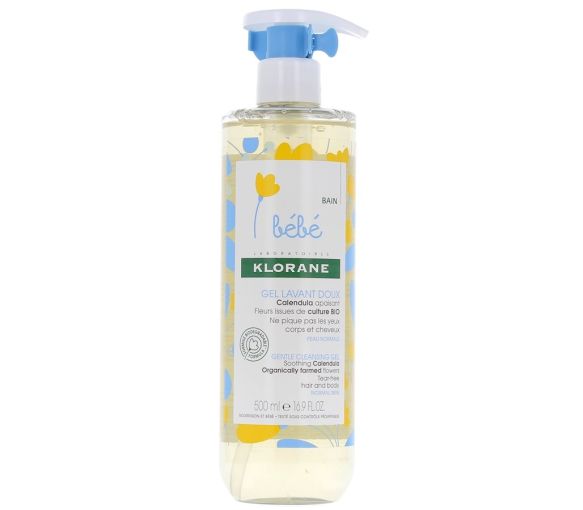 Sanfte Waschgel Klorane Baby - Flasche mit 500 ml - image 1