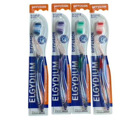 Diffusion weiche Zahnbürste Elgydium - eine Zahnbürste