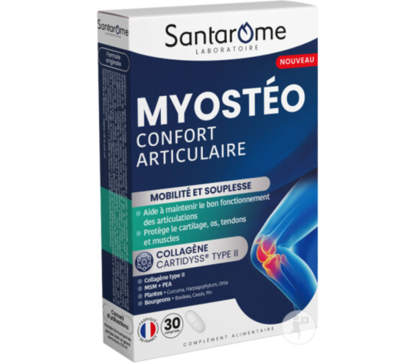 Myostéo Gelenkkomfort Santarome - Packung mit 30 Tabletten