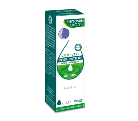 Komplex aus ätherischen Ölen Atmung Esculape Phytosun arôms - Flasche mit 30 ml