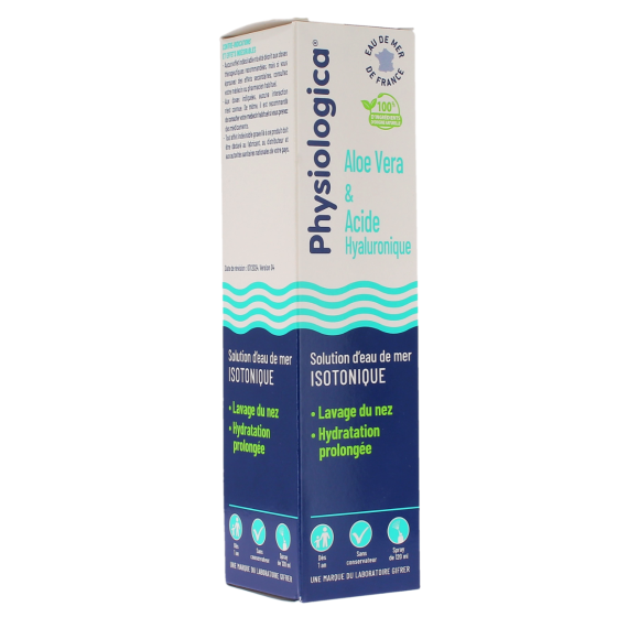Isotonisches Meerwasser-Spray mit Aloe Vera & Hyaluronsäure Gifrer - Spray mit 120 ml