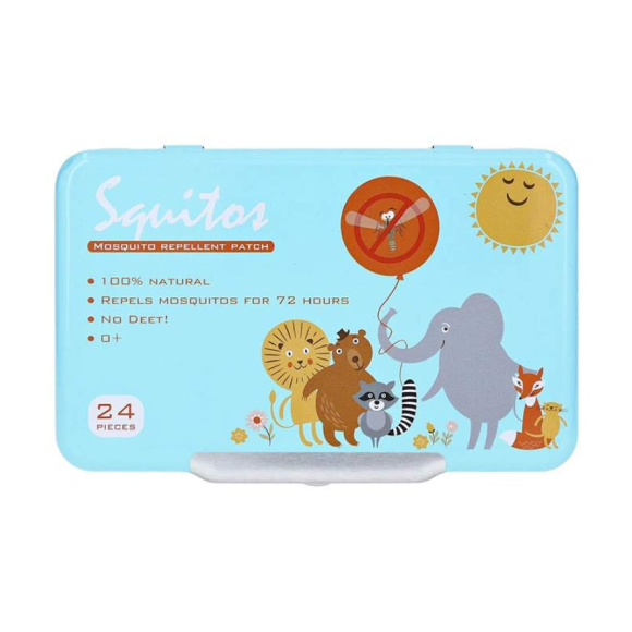 Mückenabwehr-Pflaster für Babys 72h Squitos - Packung mit 24 Pflastern