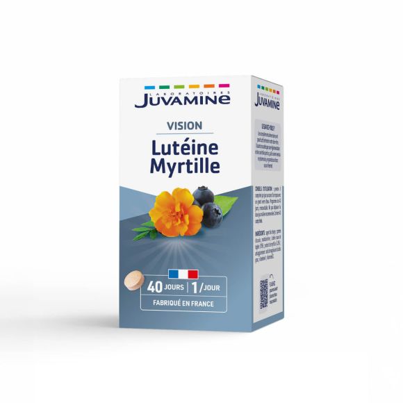 Lutein Heidelbeere Augengesundheit Juvamine - Packung mit 40 Tabletten