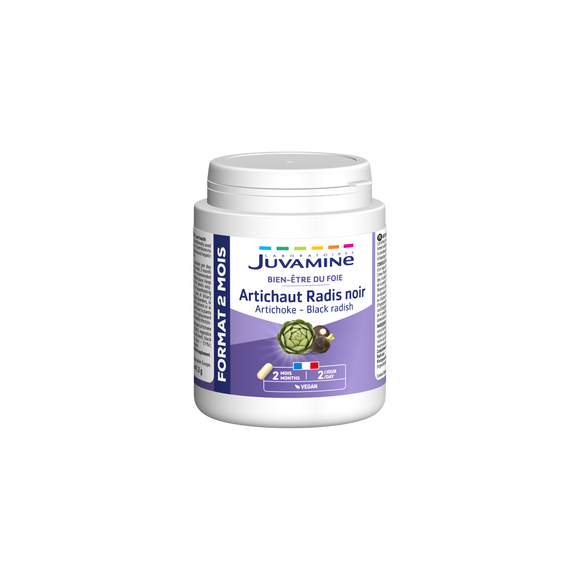 Artischocke Schwarzer Rettich Juvamine - Dose mit 120 Kapseln