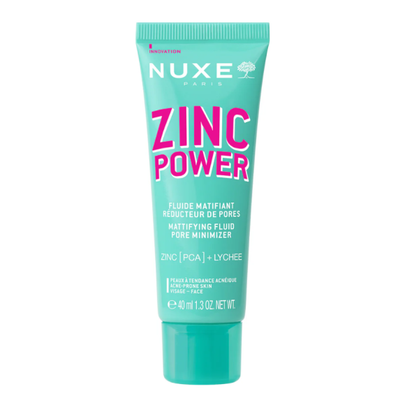 Zinc Power fluid mattifying pore-reducing Nuxe - tube de 40ml