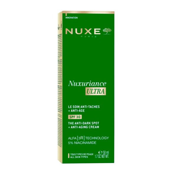 Nuxuriance Ultra Creme gegen Flecken und Anti-Aging SPF30 Nuxe - Tube mit 50ml
