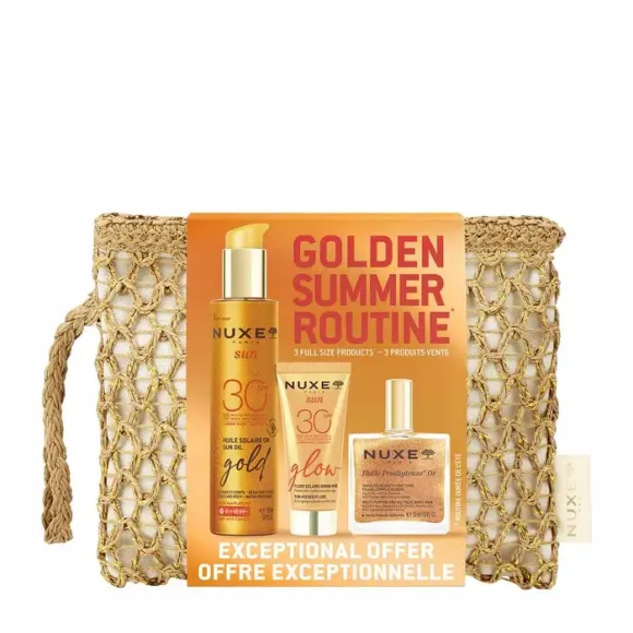 Tasche Golden Summer Routine Nuxe - Tasche mit 3 Produkten