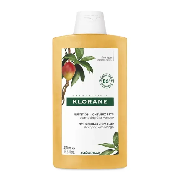 Mango-Nährshampoo für trockenes Haar Klorane - Flasche 400 ml